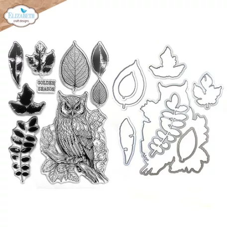 ECD Szilikonbélyegző + Vágósablon - Golden Season Stamp & Die Set Golden Season (1 csomag)