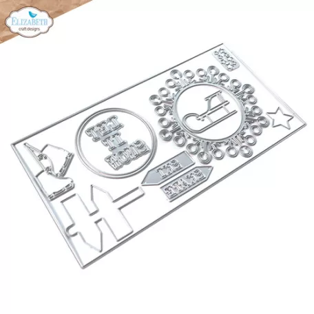 ECD Vágósablon - Let It Snow Dies (1 csomag)