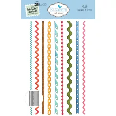   ECD Vágósablon - This Lovely Life Dies Borders & Trims (1 csomag)