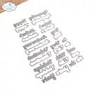 ECD Vágósablon - This Lovely Life Dies Everyday Words 3 (1 csomag)