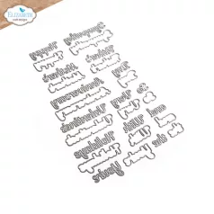   ECD Vágósablon - This Lovely Life Dies Everyday Words 3 (1 csomag)