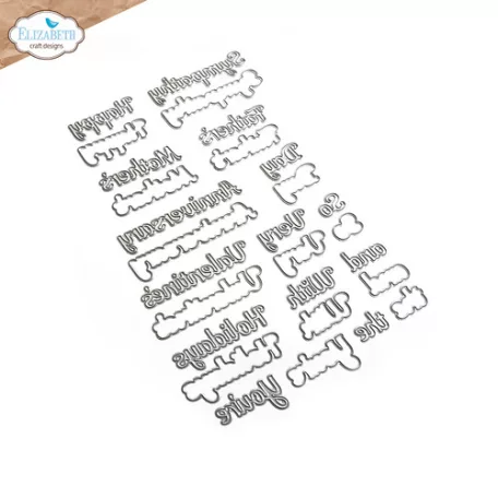 ECD Vágósablon - This Lovely Life Dies Everyday Words 3 (1 csomag)