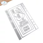 ECD Vágósablon - Favorite Humans Dies What's Up Doc (1 csomag)