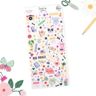   Pinkfresh Studio Pufi matrica Fresh Start Puffy Stickers by Kaitlin Sheaffer