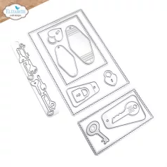   ECD Vágósablon - Favorite Humans Dies Postage Stamps Pocket Page Fillers 1 - Full Size (1 csomag)