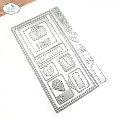   ECD Vágósablon - Favorite Humans Dies Page Pocket Page Fillers 3 - Full Size (1 csomag)