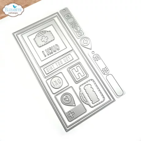 ECD Vágósablon - Favorite Humans Dies Page Pocket Page Fillers 3 - Full Size (1 csomag)