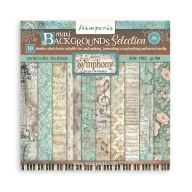   Stamperia Symphony Papírkészlet 12" (30 cm)  Paper Pack Maxi Background (10 ív)