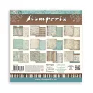 Stamperia Symphony Papírkészlet 12" (30 cm)  Paper Pack Maxi Background (10 ív)