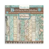   Stamperia Symphony Papírkészlet 8" (20 cm)  Paper Pack Maxi Background (10 ív)
