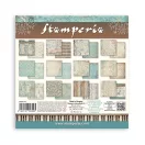 Stamperia Symphony Papírkészlet 8" (20 cm)  Paper Pack Maxi Background (10 ív)