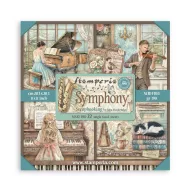   Stamperia Symphony Papírkészlet 8" (20 cm) Single Face Maxi Paper Pack (22 ív)