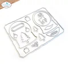   ECD Vágósablon - December Romance Dies Snow Globe Fun (1 csomag)