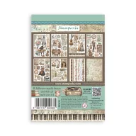 Stamperia Symphony Washi matrica Washi Pad (8 ív)