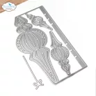 ECD Vágósablon - Winter Bliss Dies Christmas Bauble Page (1 csomag)