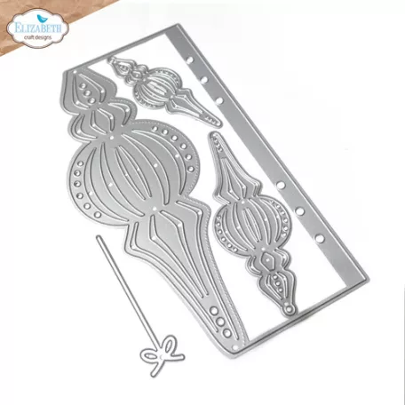 ECD Vágósablon - Winter Bliss Dies Christmas Bauble Page (1 csomag)