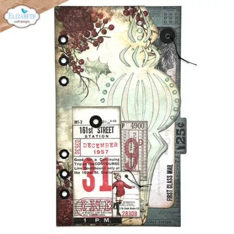 ECD Vágósablon - Winter Bliss Dies Christmas Bauble Page (1 csomag)