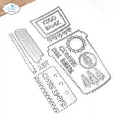   ECD Vágósablon - Winter Bliss Dies Take Away Cup (1 csomag)