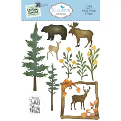   ECD Vágósablon - Whispers of Nature Dies Forest Friends & Frame (1 csomag)