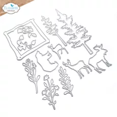   ECD Vágósablon - Whispers of Nature Dies Forest Friends & Frame (1 csomag)