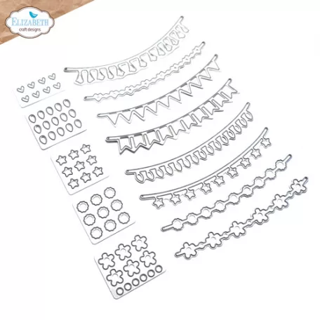 ECD Vágósablon - Whispers of Nature Dies Happy Banners (1 csomag)