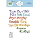 ECD Vágósablon - Whispers of Nature Dies Everyday Words 4 (1 csomag)