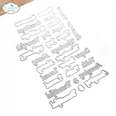   ECD Vágósablon - Whispers of Nature Dies Everyday Words 4 (1 csomag)