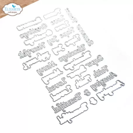 ECD Vágósablon - Whispers of Nature Dies Everyday Words 4 (1 csomag)