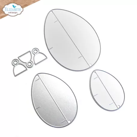 ECD Vágósablon - Spring Awakening Dies Honeycomb Egg (1 csomag)