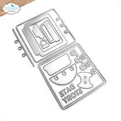 ECD Vágósablon - Card Lab Die Planner Cards 1 (1 csomag)