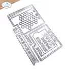 ECD Vágósablon - Card Lab Die Planner Cards 4 (1 csomag)