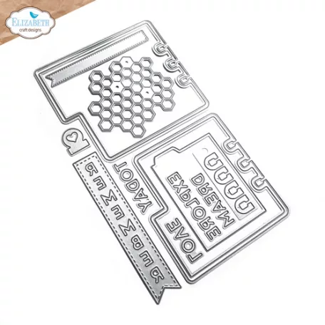 ECD Vágósablon - Card Lab Die Planner Cards 4 (1 csomag)