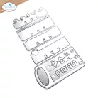 ECD Vágósablon - Card Lab Die Planner Cards 5 (1 csomag)