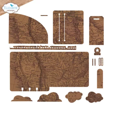 ECD Vágósablon - Card Lab Die Planner Cards 6 (1 csomag)