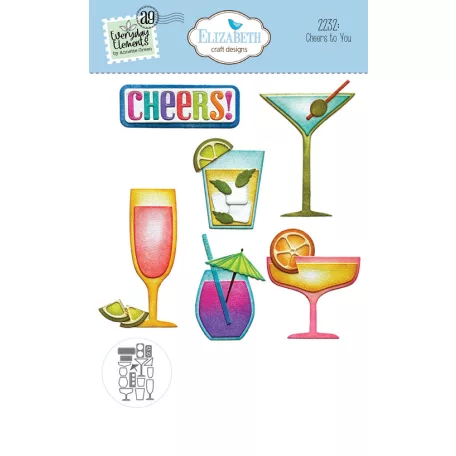 ECD Vágósablon - Sunny Days Die Cheers to You (1 csomag)