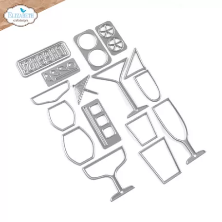 ECD Vágósablon - Sunny Days Die Cheers to You (1 csomag)