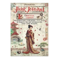   Stamperia Oriental Garden Junk Journal Stickers, Cut-Outs, Backgrounds (1 csomag)