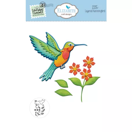 ECD Vágósablon - Sunny Days Die Layered Hummingbird (1 csomag)