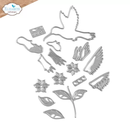 ECD Vágósablon - Sunny Days Die Layered Hummingbird (1 csomag)