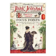   Stamperia Oriental Garden Junk Journal A5 Focus Points (1 csomag)