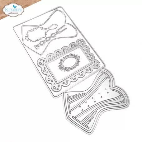 ECD Vágósablon - Mr. & Mrs. Dies Laced Up (1 csomag)