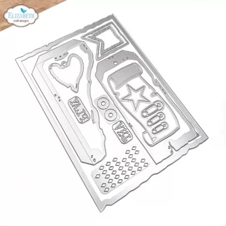 ECD Vágósablon - Mr. & Mrs. Dies Playful Grunge (1 csomag)