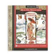   Stamperia Oriental Garden Kaparós matrica készlet Assortment Rub-On (6 ív)