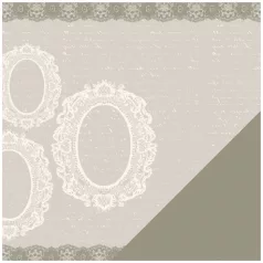   Scrapbook papír 12", Tie the Knot / Frames - kétoldalas (1 lap)