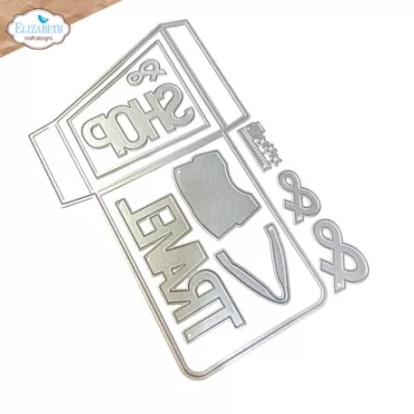 ECD Vágósablon - Once in a Lifetime Die Slanting Library Pocket With Bag (1 csomag)