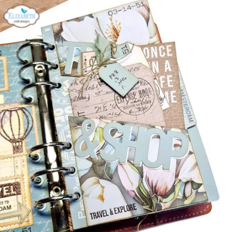 ECD Vágósablon - Once in a Lifetime Die Slanting Library Pocket With Bag (1 csomag)