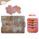 ECD Vágósablon - In the Garden Die Floral Slots File Folder (1 csomag)