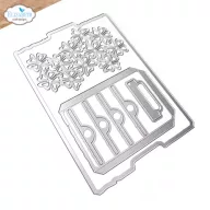   ECD Vágósablon - In the Garden Die Floral Slots File Folder (1 csomag)