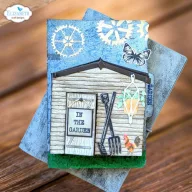 ECD Vágósablon - In the Garden Die Shed (1 csomag)