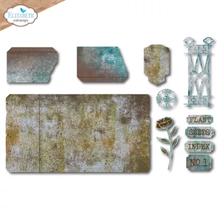 ECD Vágósablon - In the Garden Die Plant Index Folder (1 csomag)